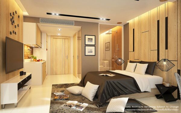 New 1 Bedroom Apartments in Bang Saray, Sattahip, Thailand, From THB 2,399,000