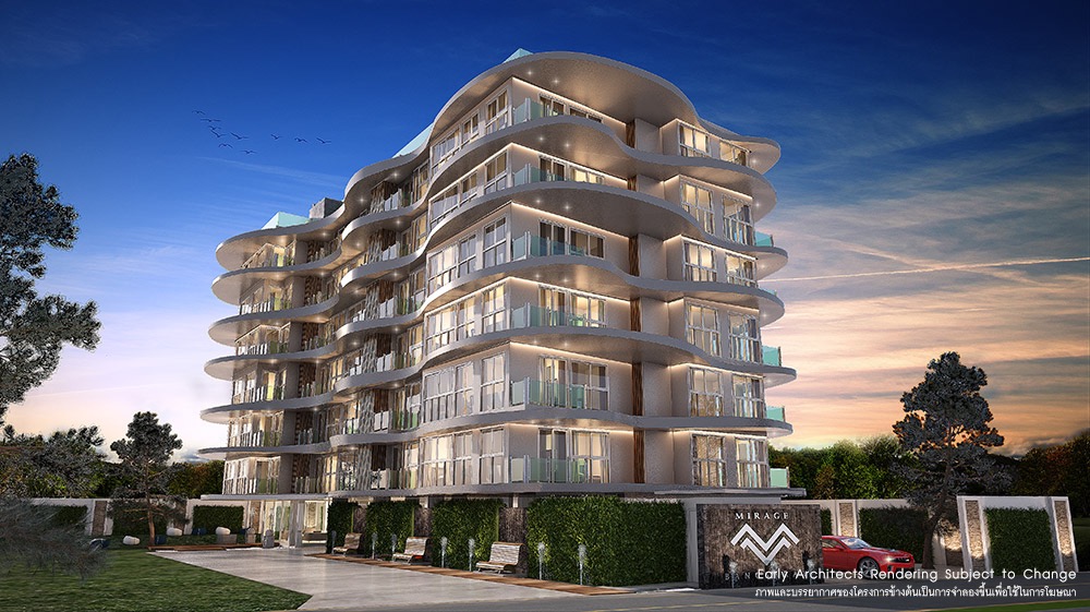 New 1 Bedroom Apartments in Bang Saray, Sattahip, Thailand, From THB 2,399,000