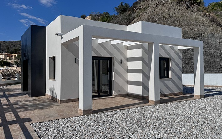 Modern 2 Bedroom Villa with Sea Views in Mojácar, Almeria, Spain, €425,000