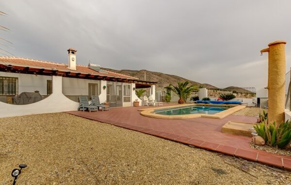 3 Bedroom Villa with Pool in Los Cabreras, Almeria, Spain, €215,000