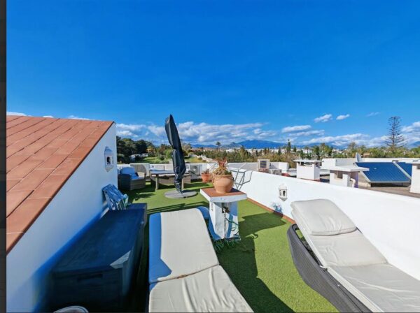 Stunning Beachside 2 Bed Townhouse for sale in Cancelada, Estepona, Malaga, Spain, €460,000