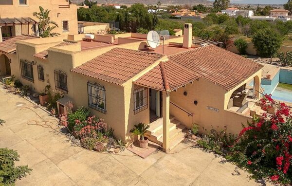 3 Bedroom Country Villa with Pool in La Algarrobina, Almeria, Spain, €245,000