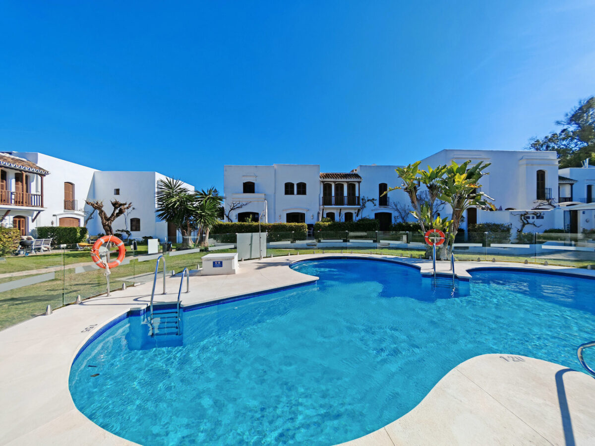 2 Bedroom Beachfront Townhouse in Cancelada, Estepona, Malaga, Spain, €475,000