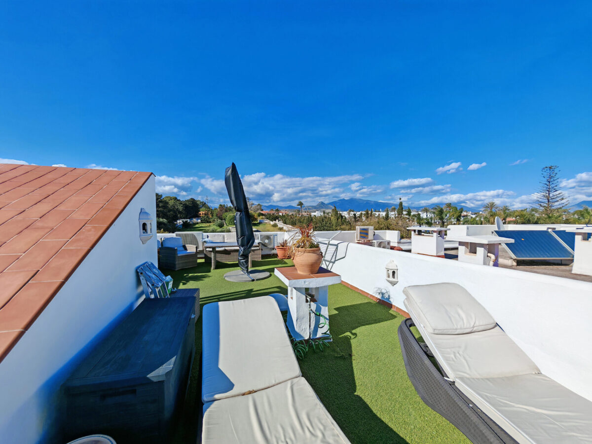 2 Bedroom Beachfront Townhouse in Cancelada, Estepona, Malaga, Spain, €475,000